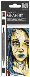 Marabu Aquarellfasermaler GRAPHIX METROPOLITAN