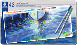 STAEDTLER Aquarellstift karat, 12er Metalletui