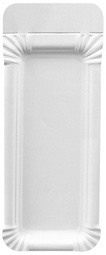 PAPSTAR Wurstpappe pure eckig, 80 x 210 mm, weiß