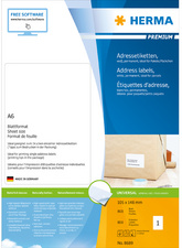 HERMA PREMIUM Universal-Etiketten, 105 x 148 mm, weiß