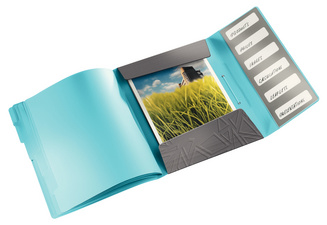 LEITZ Ordnungsmappe Urban Chic, DIN A4, PP, 6 Fächer, rot