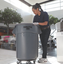 Rubbermaid Transportroller für Container BRUTE, schwarz