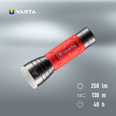 VARTA LED-Taschenlampe Outdoor Sports F10, 3 AAA