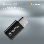 VARTA Adapter - Micro USB auf USB 3.1 Typ C