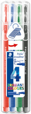 STAEDTLER Fineliner triplus broadliner BRILLIANT COLOURS