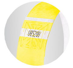 sigel Eventbänder Super Soft, fluoreszierend, gelb