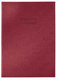 sigel Ersatz-Hülle für Speisekarten-Mappe mit Buchschrauben-