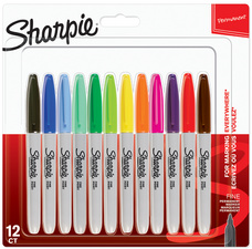 Sharpie Permanent-Marker FINE, 4er Blisterkarte