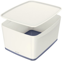 LEITZ Stifteschale My Box, DIN lang, weiß/grau