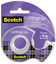 Scotch Geschenk-Klebefilm GiftWrap Tape, 19 mm x 25 m