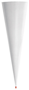 ROTH Schultüten-Rohling, rund, 700 mm, grau