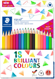 STAEDTLER Dreikant-Buntstift ergosoft, 12+2 Kartonetui