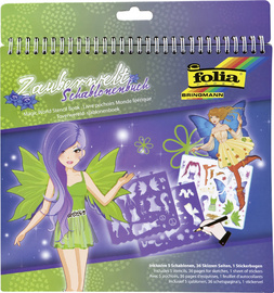 folia Schablonenbuch 'Fashion Girl', groß