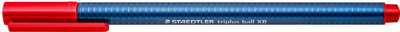 STAEDTLER Kugelschreiber triplus ball 437 XB, rot