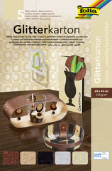 folia Glitterkarton 'Oriental', 240 x 340 mm, 300 g/qm