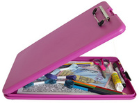 SAUNDERS Klemmbrett SlimMate, DIN A4, pink