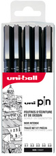 uni-ball Fineliner PIN ASP012, 5er Set