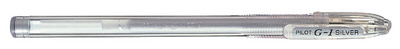 PILOT Gelschreiber G1 Metallic, silber
