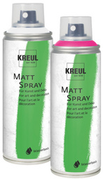 KREUL Sprühfarbe MATT SPRAY, schwarz, 200 ml