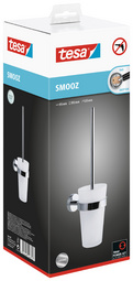 tesa WC-Garnitur SMOOZ, verchromt, inkl. Klebelösung