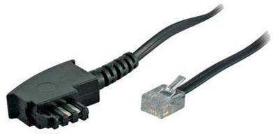 shiverpeaks BASIC-S Telefonkabel, schwarz, 10,0 m