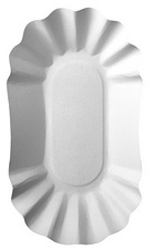 PAPSTAR Pommes-Schale 'pure', Maße: 90 x 160 x 30 mm, weiß