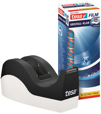 tesa Tischabroller Easy Cut Orca + 8 Rollen transparent