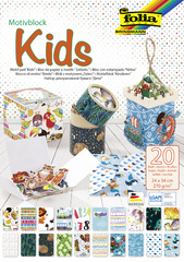 folia Motivblock 'Kids', 240 x 340 mm, 20 Blatt