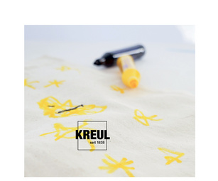 KREUL Stoff-Sternchen Stoffmalstift MUCKI, 5er-Set
