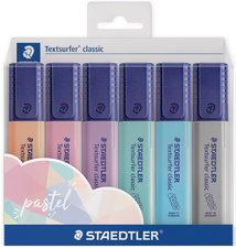 STAEDTLER Textmarker Textsurfer classic COLORS pastel, 4er