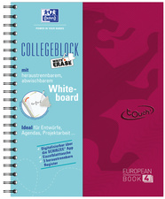 Oxford Touch European Book 4 Write & Erase, DIN A4+, braun
