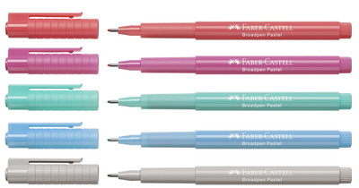 FABER-CASTELL Fineliner BROADPEN Pastell, pastelltürkis