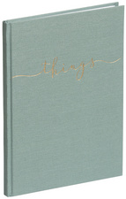 PAGNA Notizbuch things, DIN A5, blanko, grau