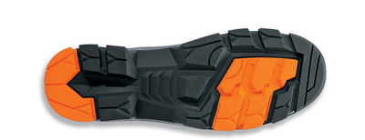 uvex 2 Schnürstiefel S3 SRC, Gr. 42, schwarz/orange