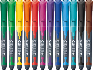 Maped Permanent-Marker CUSTOM, 12er Kunststoffetui