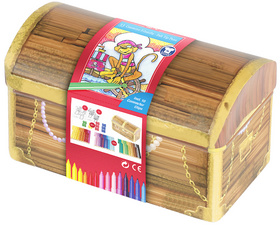 FABER-CASTELL Fasermaler CONNECTOR PEN, 33er Schatztruhe