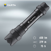 VARTA Taschenlampe Indestructible F30 Pro, inkl. 6x AA