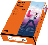 tecno Multifunktionspapier colors, A4, 160 g/qm, intensivrot