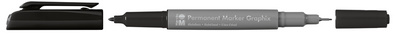 Marabu Permanent-Marker Graphix, 2 Spitzen, zitron