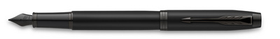 PARKER Füllhalter IM Chromatique, edelstahl / schwarz