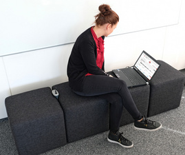 brennenstuhl Sofa-Steckdosenleiste 'estilo', 1-fach