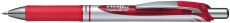 Pentel Liquid Gel-Tintenroller EnerGel BL77, Druckmechanik, nachfüllbar, 0,35mm, Rot