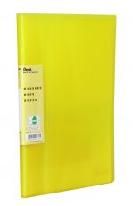 Pentel Sichtbuch Vivid DCF343, 30 fest eingebundene Hüllen, DIN A4, Gelb