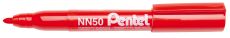 Pentel Permanent-Marker Pentel Pen NN50, 1,3mm Rundspitze, Rot