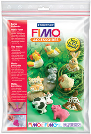 FIMO Motiv-Form Tiere auf dem Bauernhof, 9 Motive
