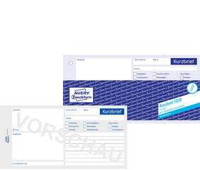 AVERY Zweckform Formularbuch Telefonnotiz, A5, 50 Blatt