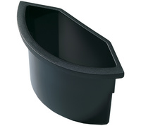 helit Papierkorb the german line, 18 Liter, PE, schwarz