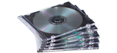 Fellowes CD-Leerhülle, Jewel Case, transparent/schwarz