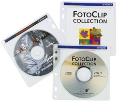 hama CD-/DVD-Hülle, für 2 CDs/DVDs, PP, transparent