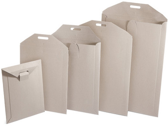 Inapa Buchbox-Versandtaschen, 250 x 353 mm (Z4), braun